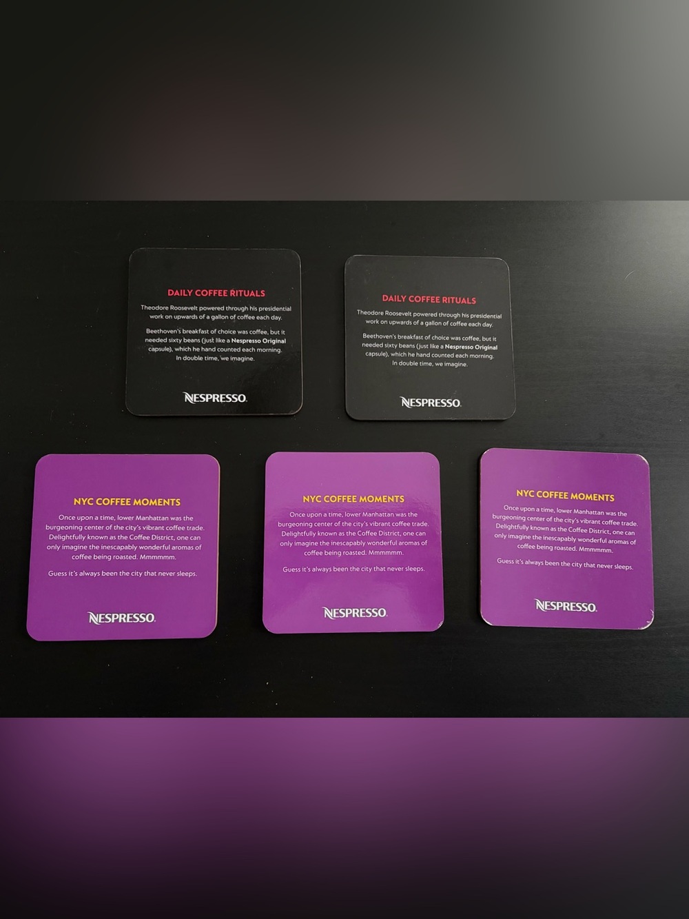 Nespresso coasters - Picture 2 of 2